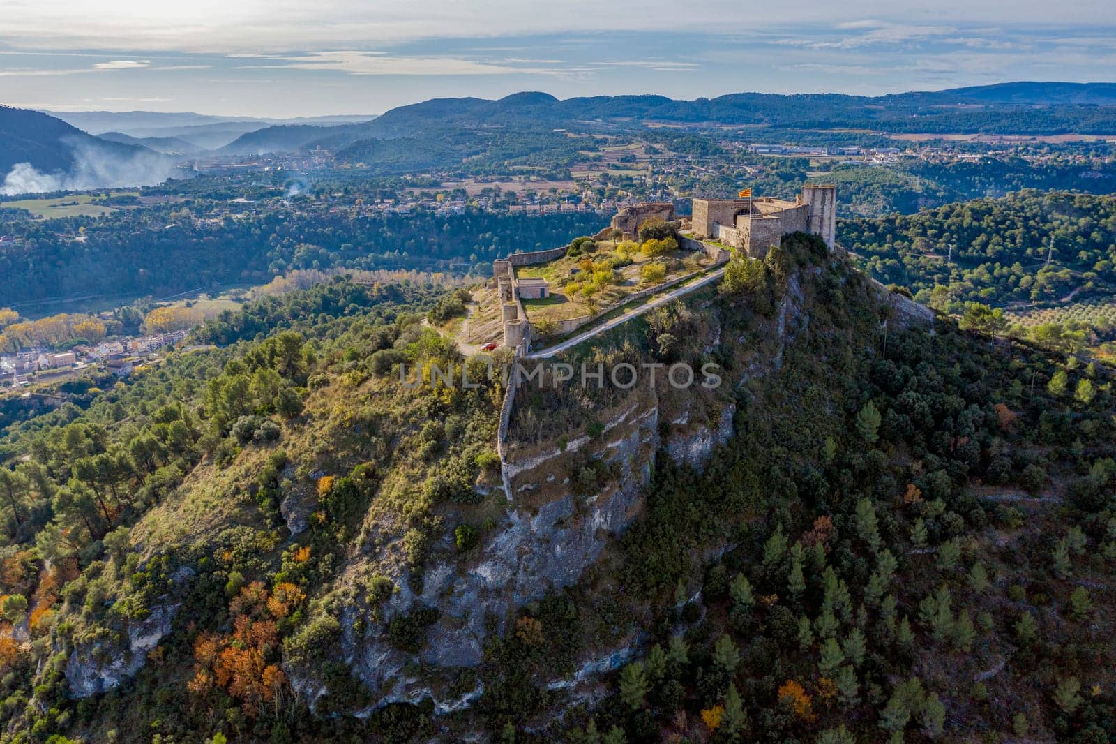 Castle located in the Pobla de Claramunt, Catalonia Spain