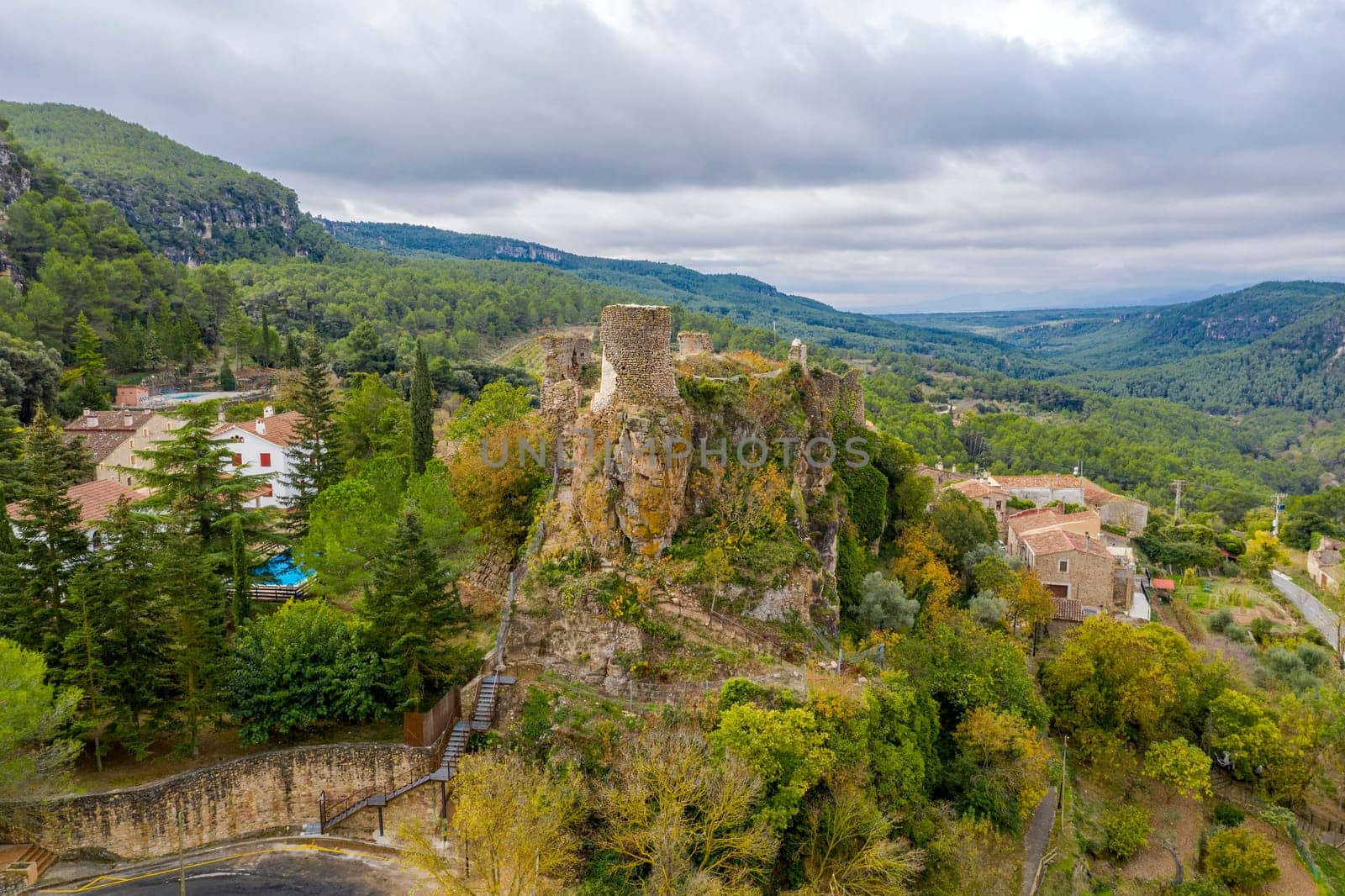 Querol castle Tarragona, Catalonia Spain, 10th century
