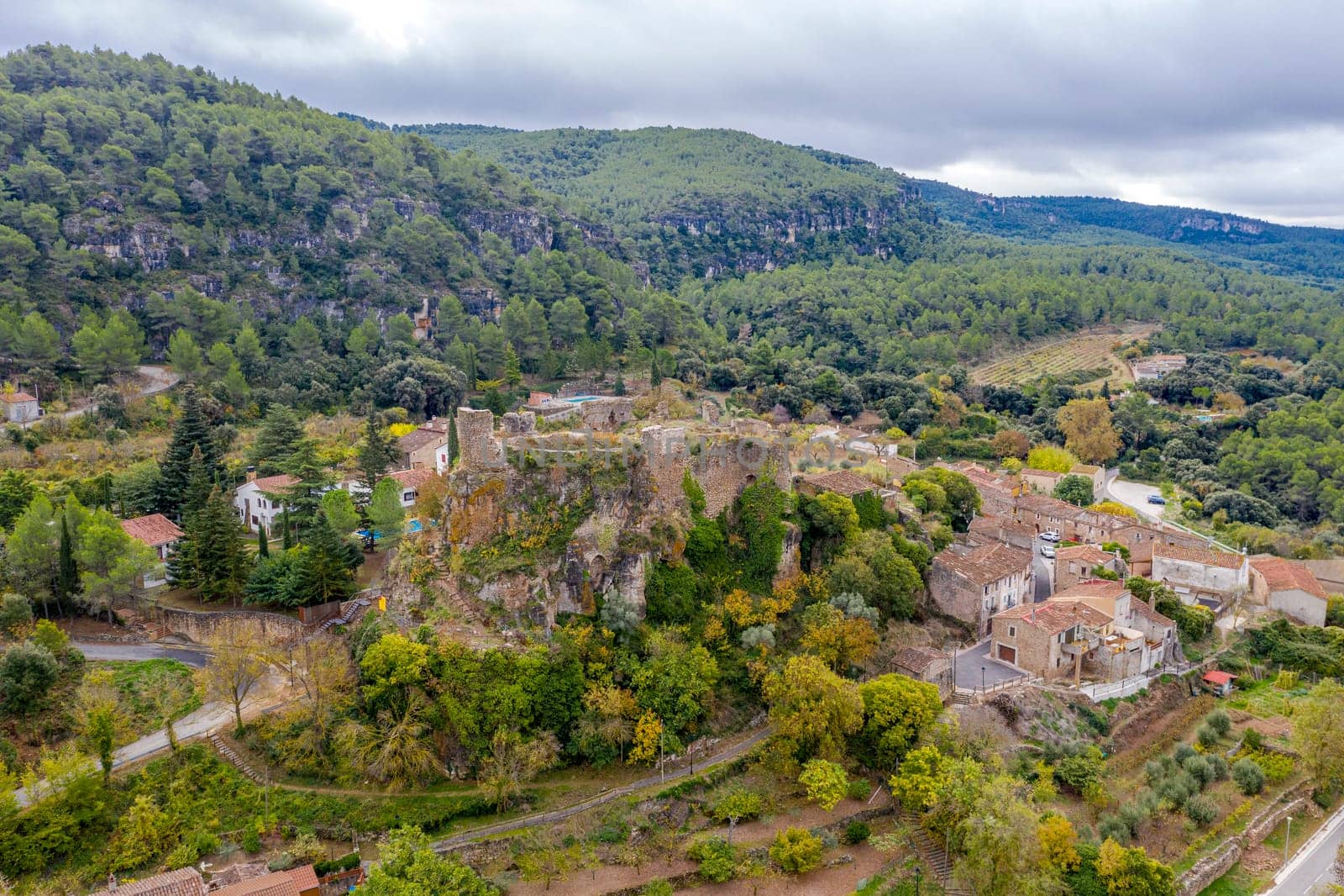 Querol castle Tarragona, Catalonia Spain, 10th century