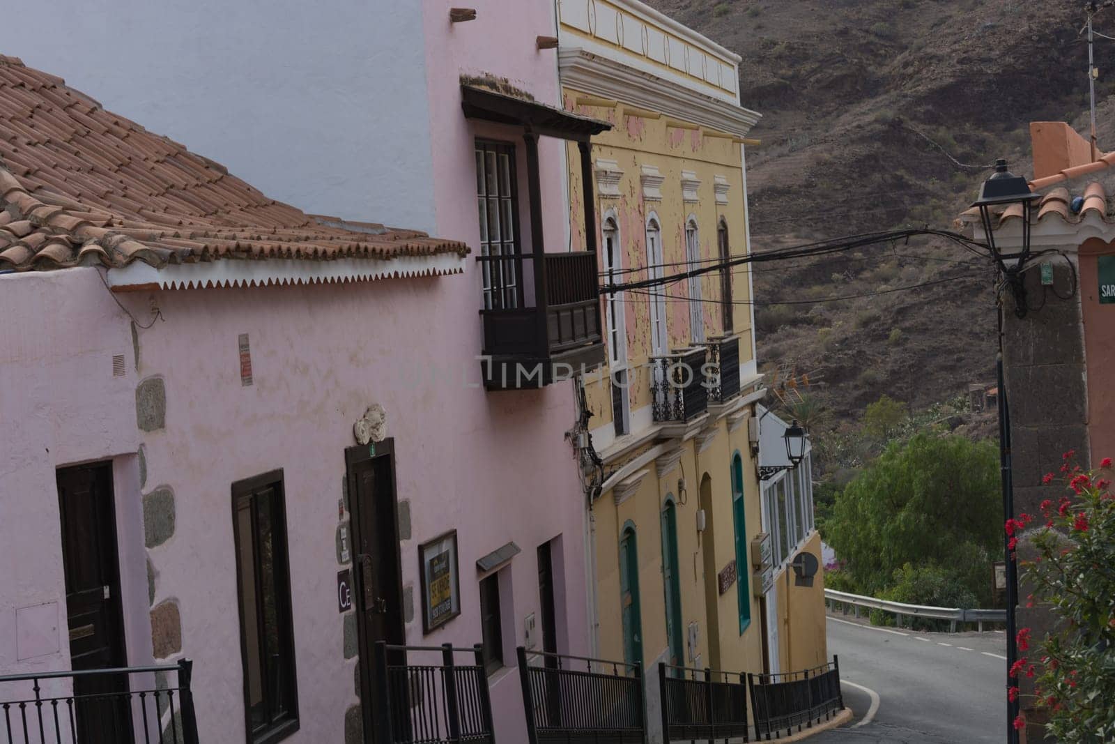 Gran Canaria Mogan White houses, architecture
