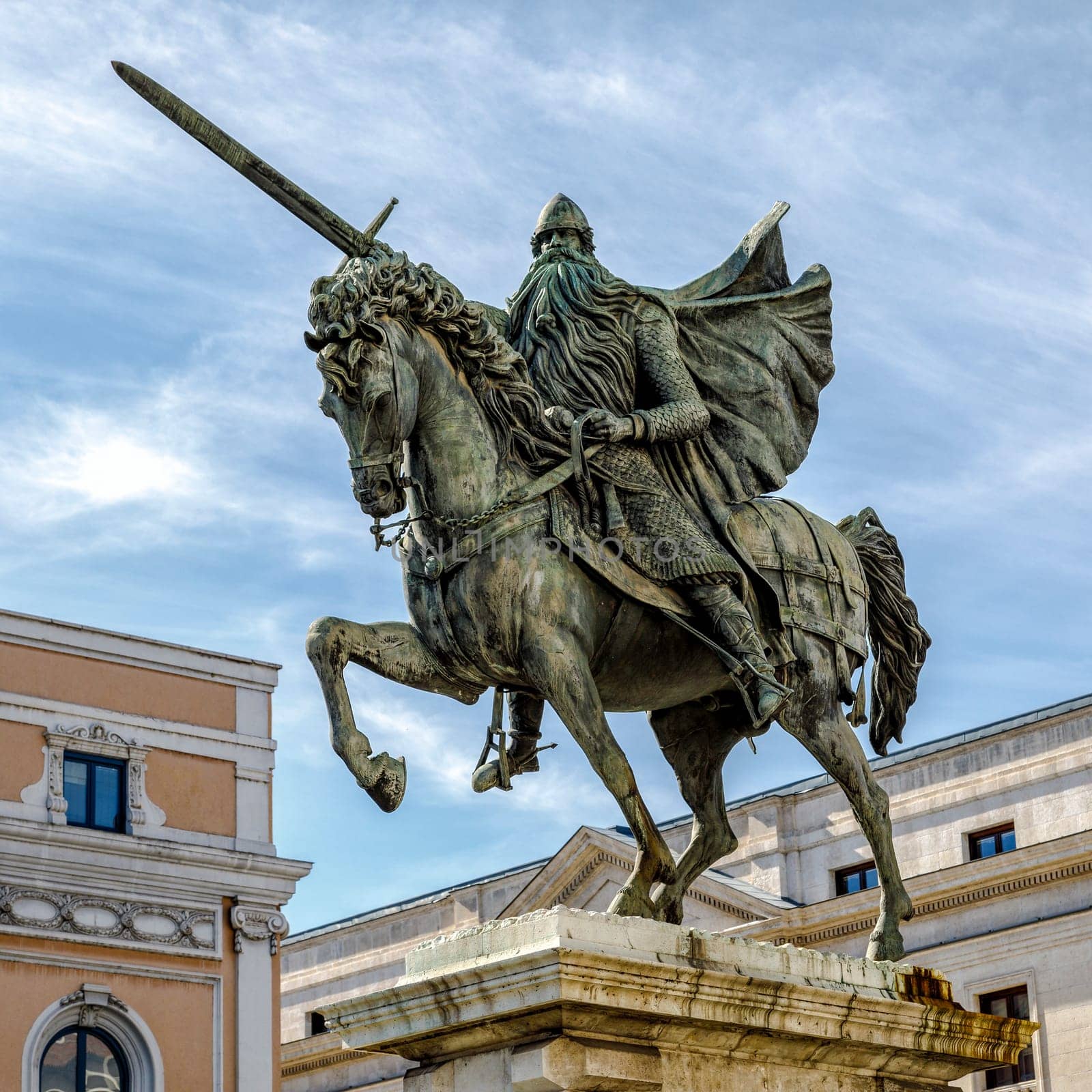 Equestrian statue of El Cid, Burgos, Spain