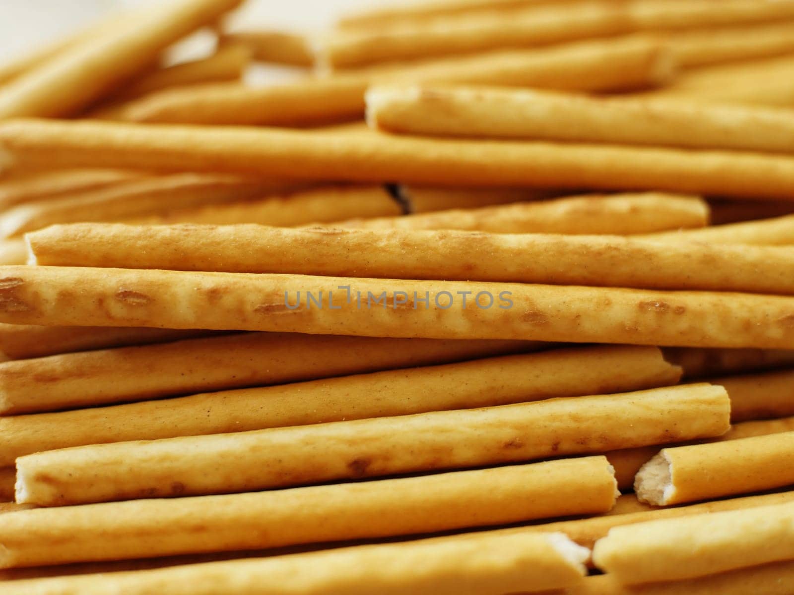 bread sticks at bakery close-up