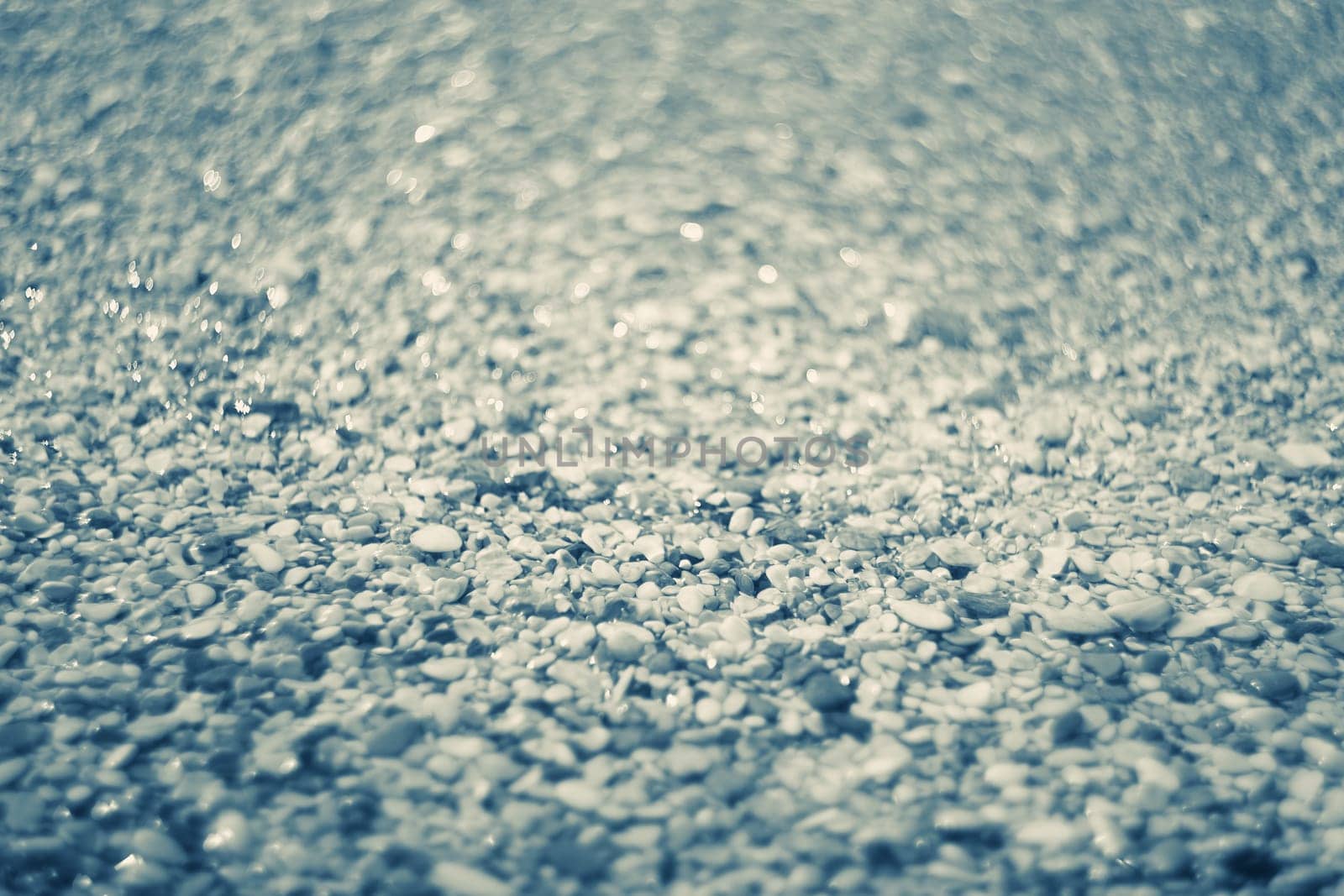 Sea and stones background in vintage style.Toned