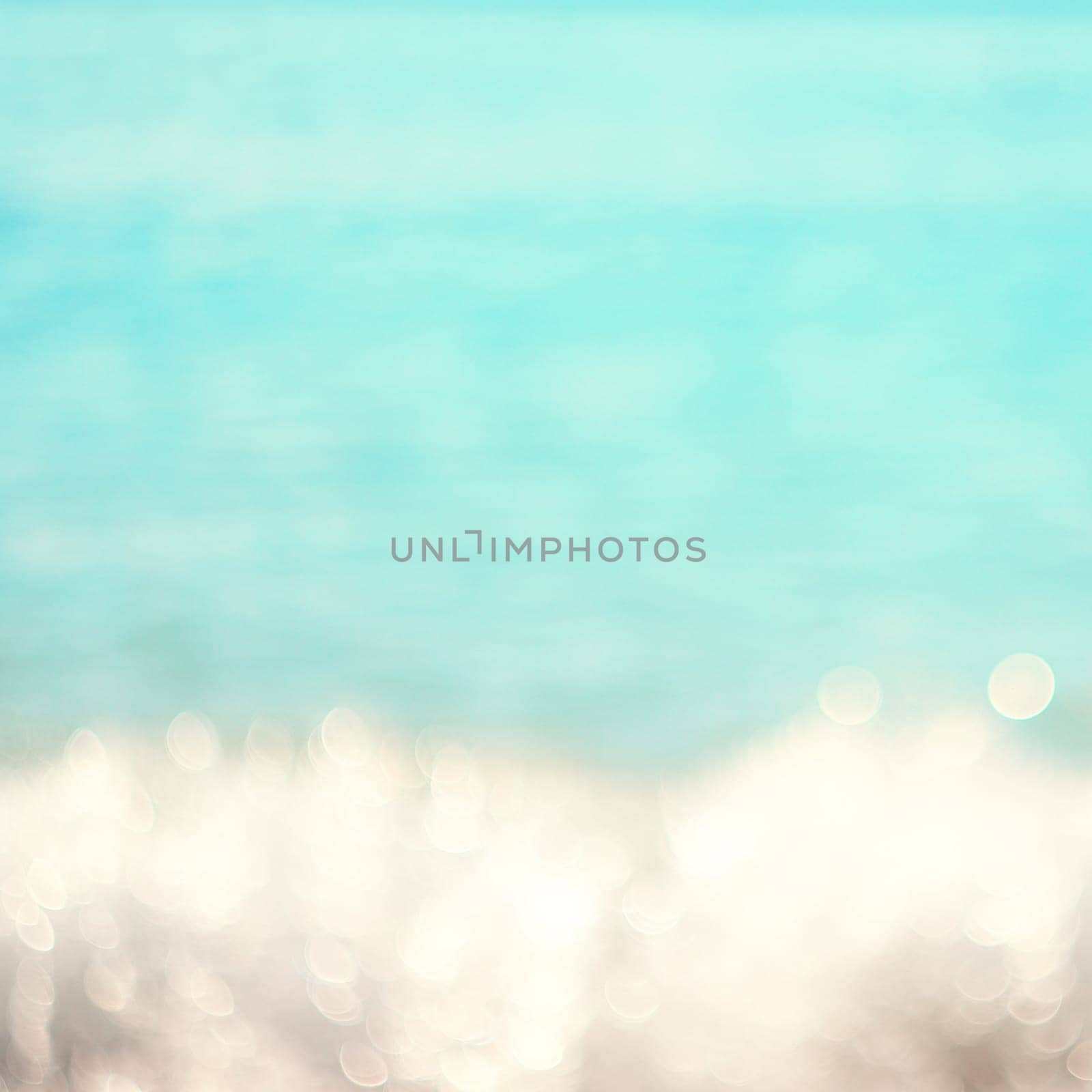Lights on sea background.Waves.Underwater.Vintage style.