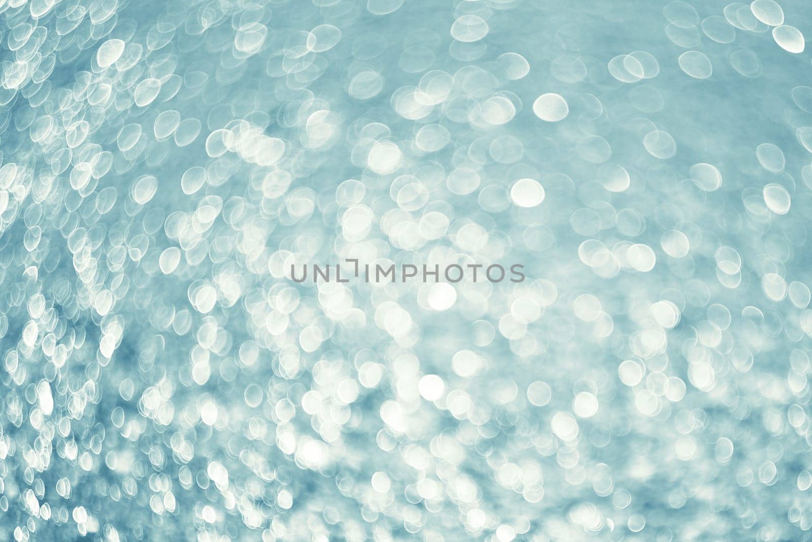 Lights on blue background.