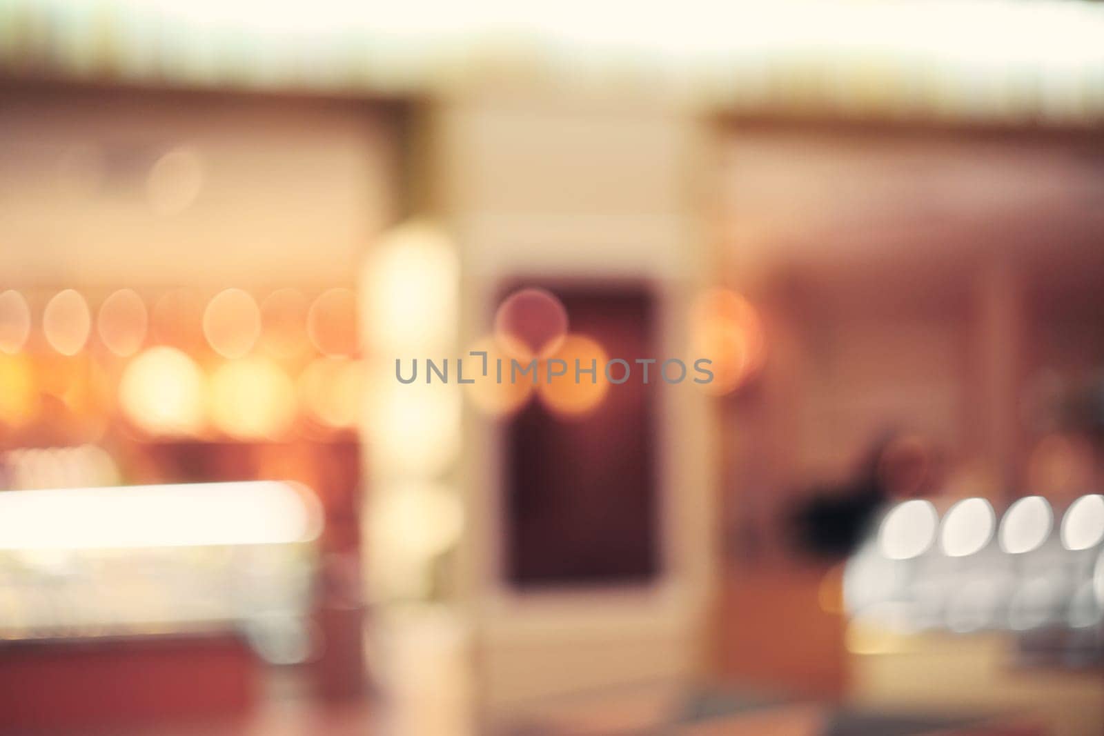 bokeh background, cafe