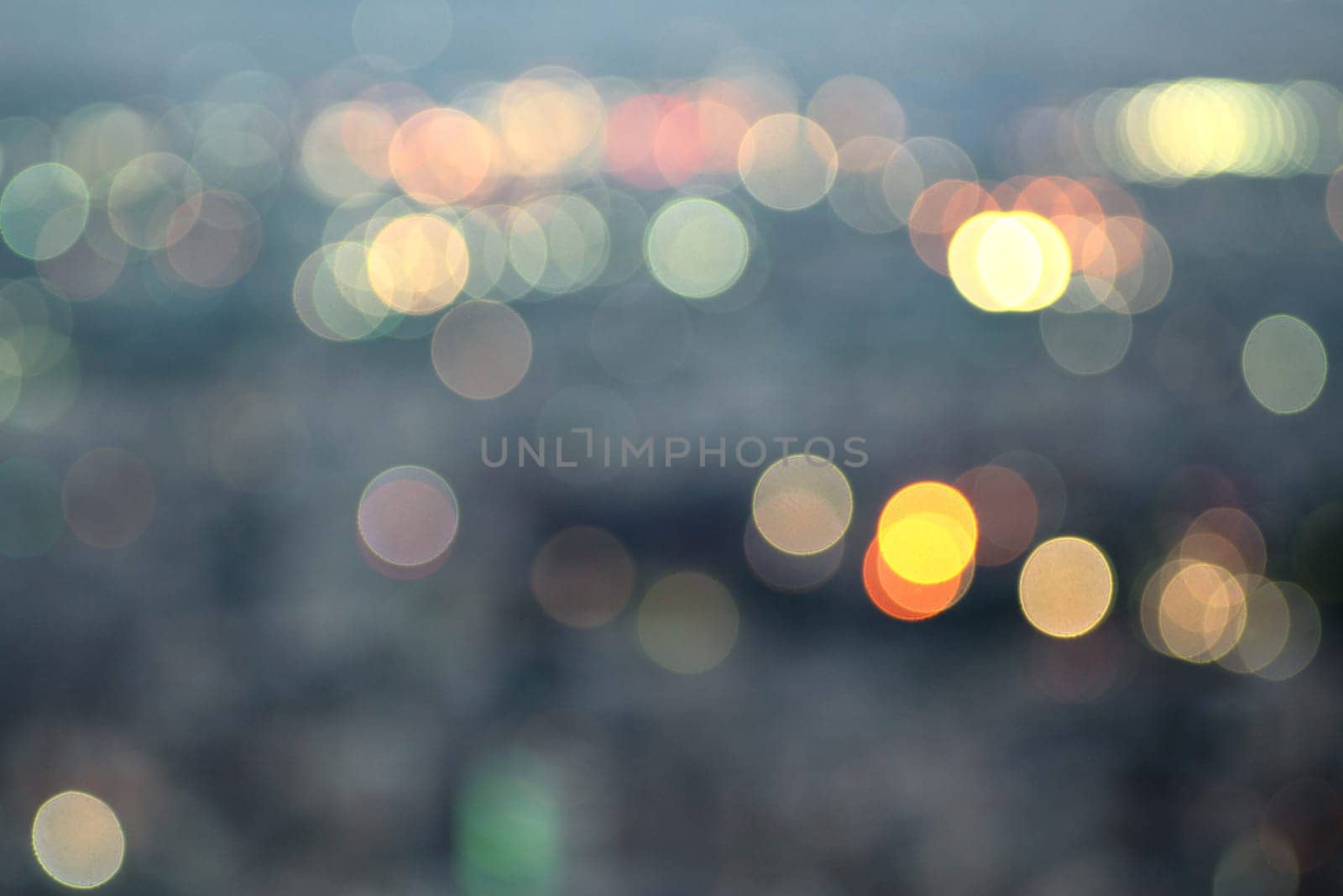 City at night,bokeh background.