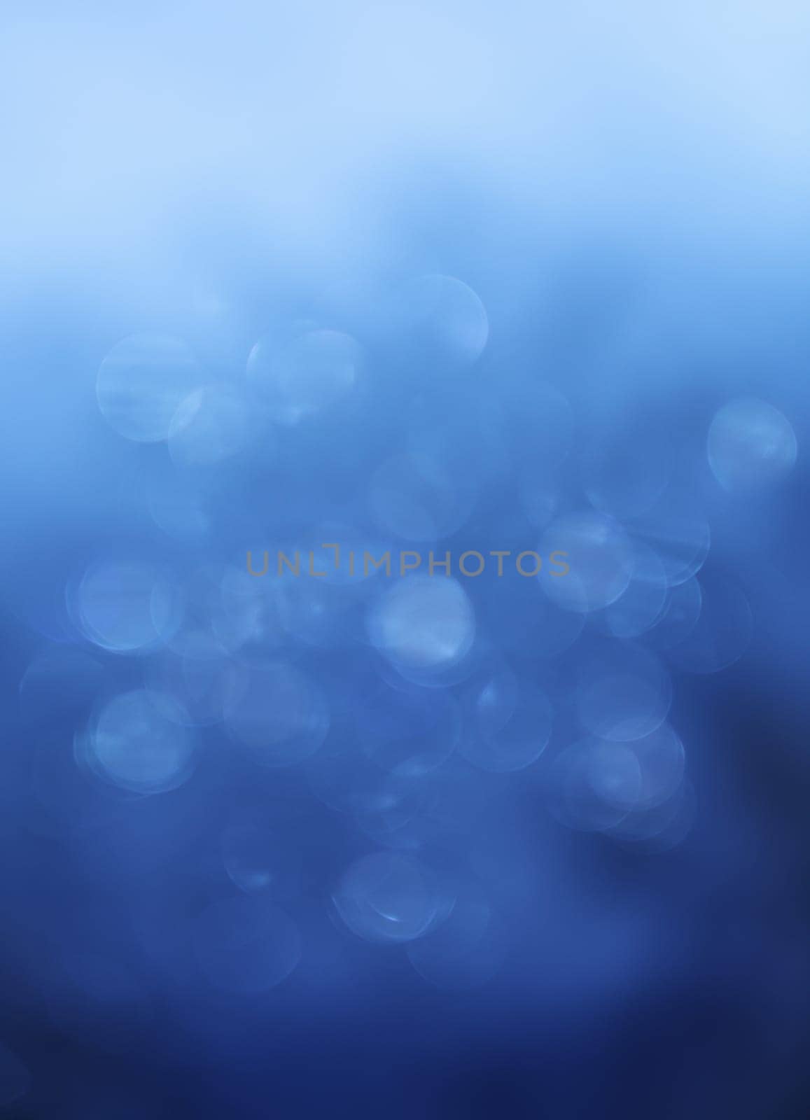 Lights on blue background.