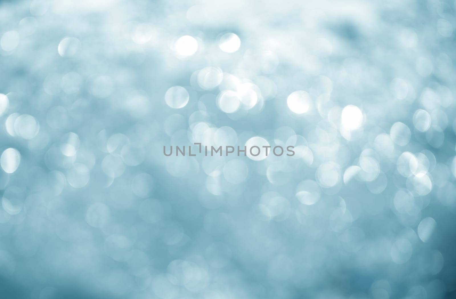 Lights on blue background.