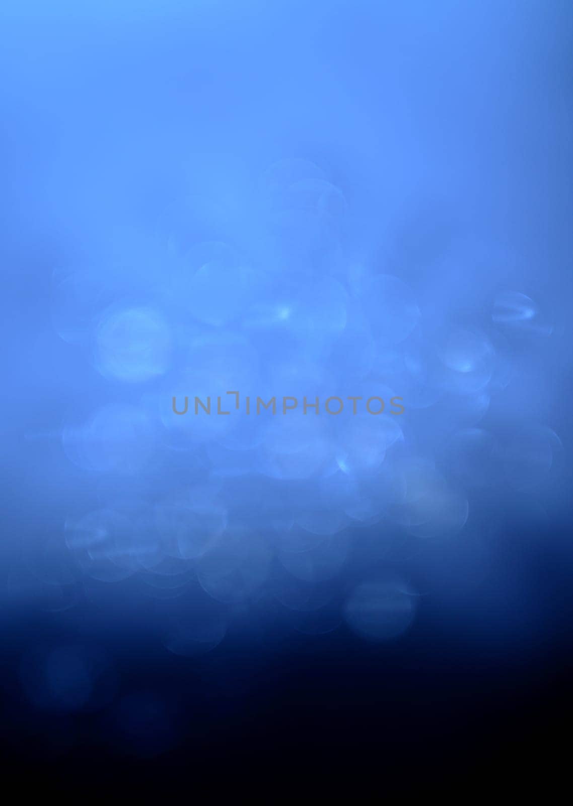 Lights on blue background.