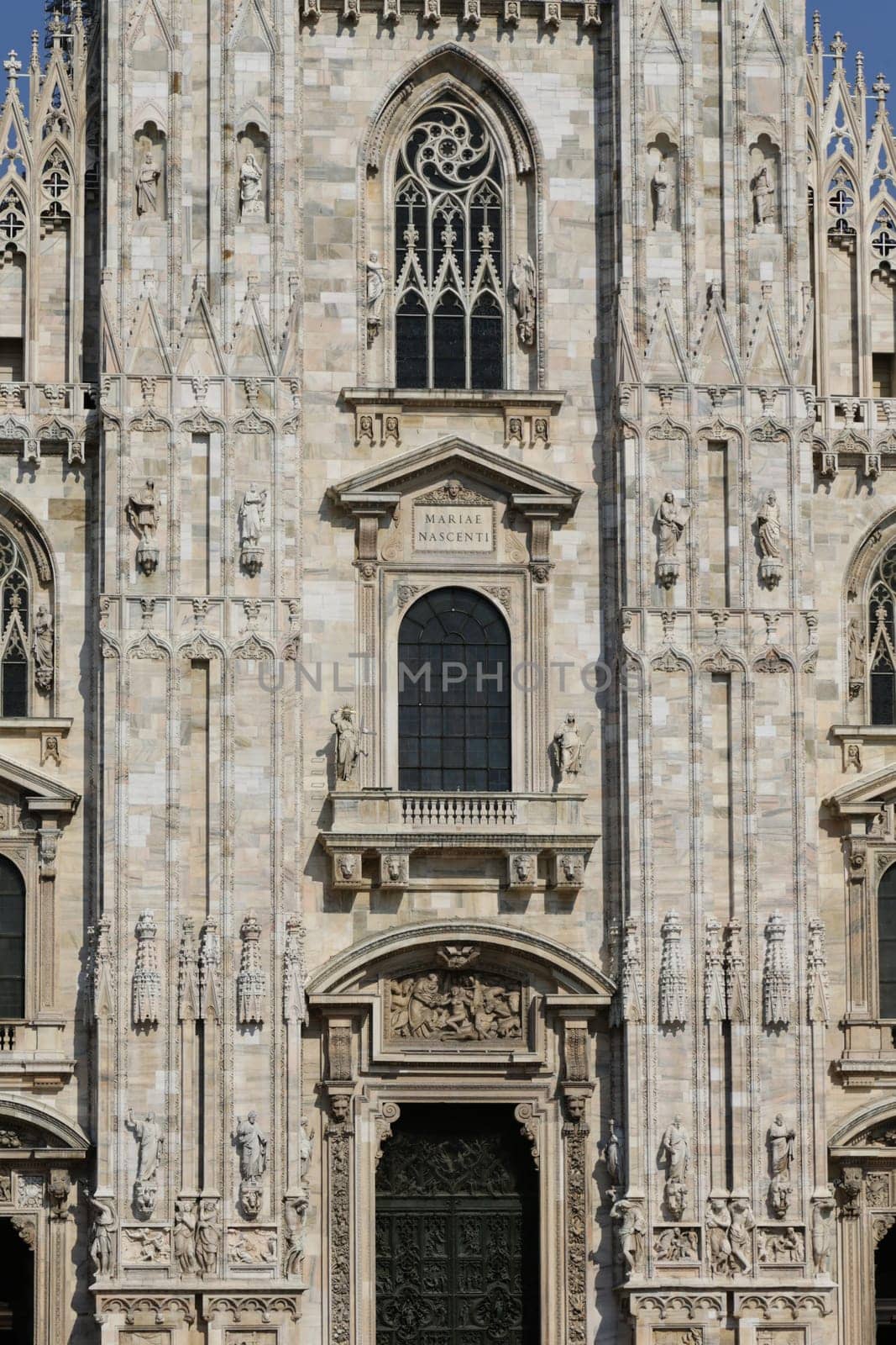 The Milan Cathedral or Duomo di Milano is the gothic cathedral church of Milan