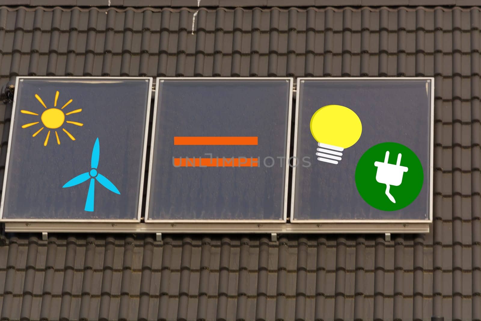 Solar panel, photovoltaic, alternative power source - concept of sustainable resources