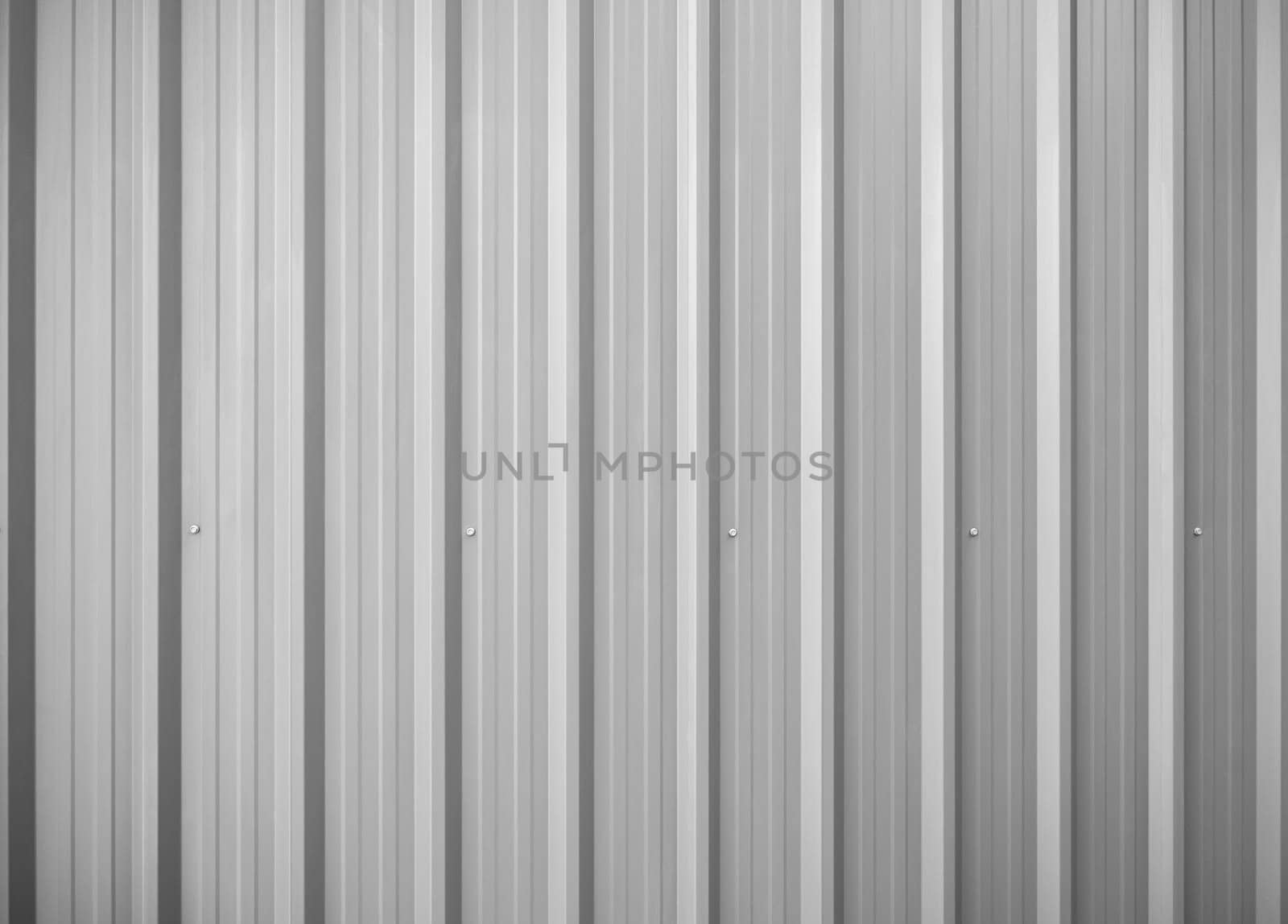 Corrugated galvanised iron wall texture for background