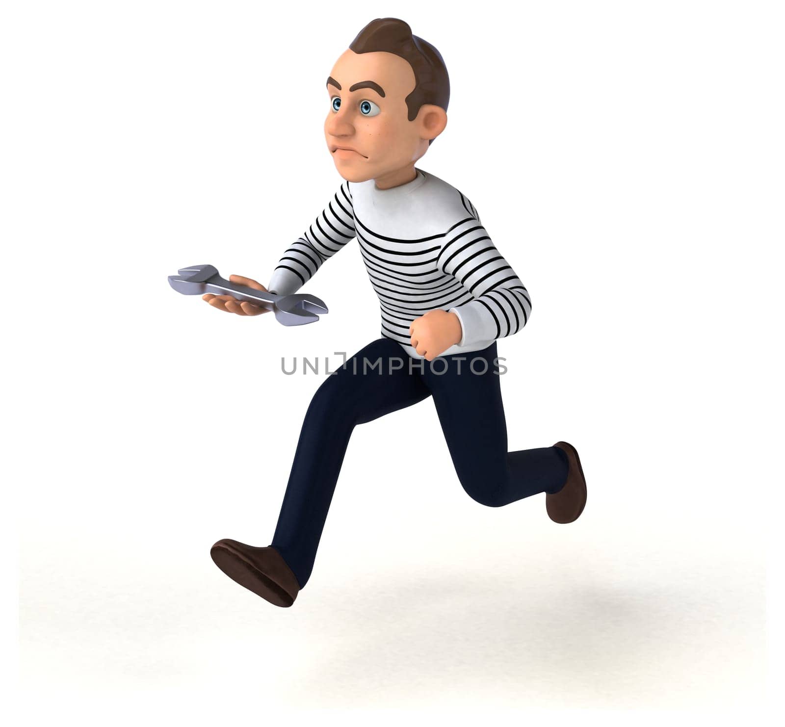 Fun 3D cartoon casual character