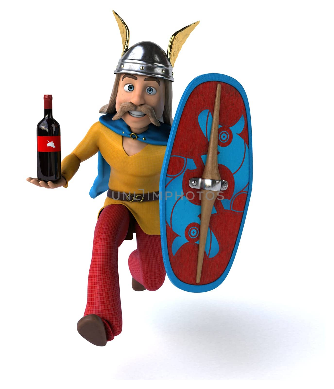 Fun gaulois - 3D Illustration
