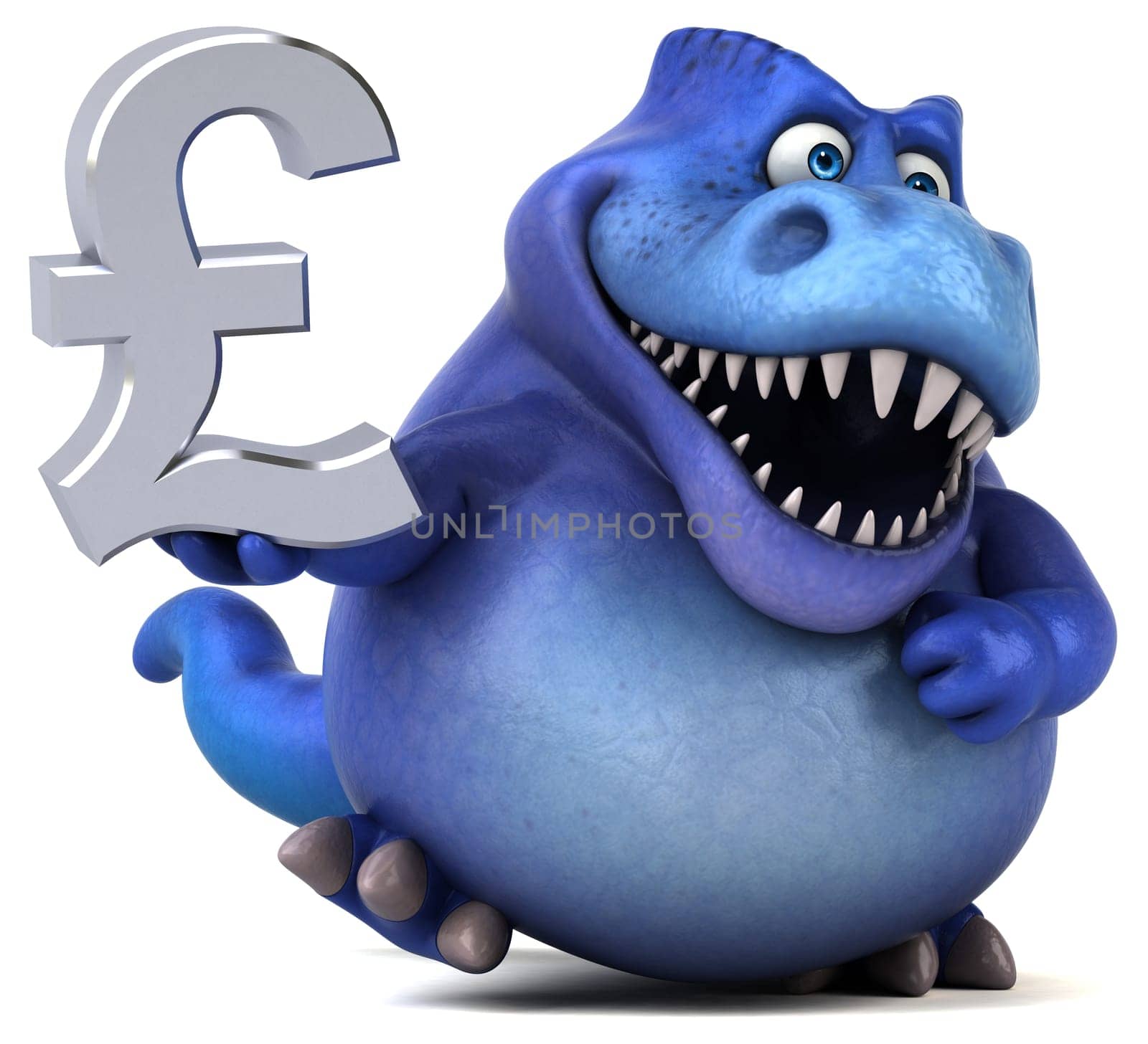 Fun trex - 3D Illustration
