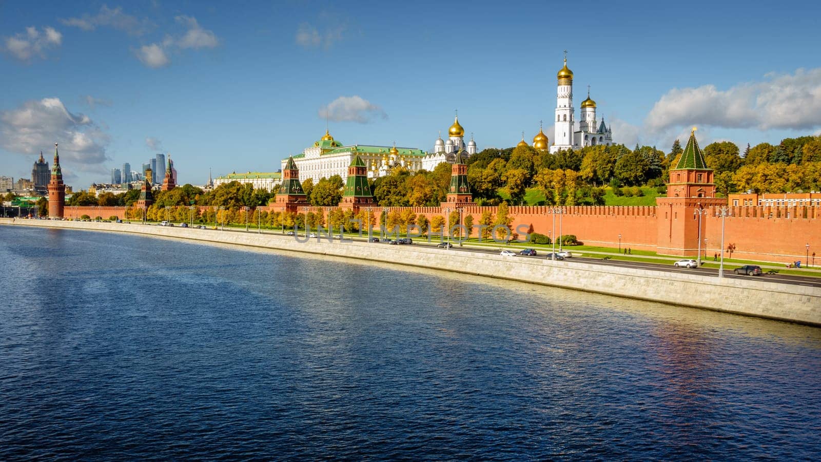View of the Moscow Kremlin from Sofiyskaya Embankment