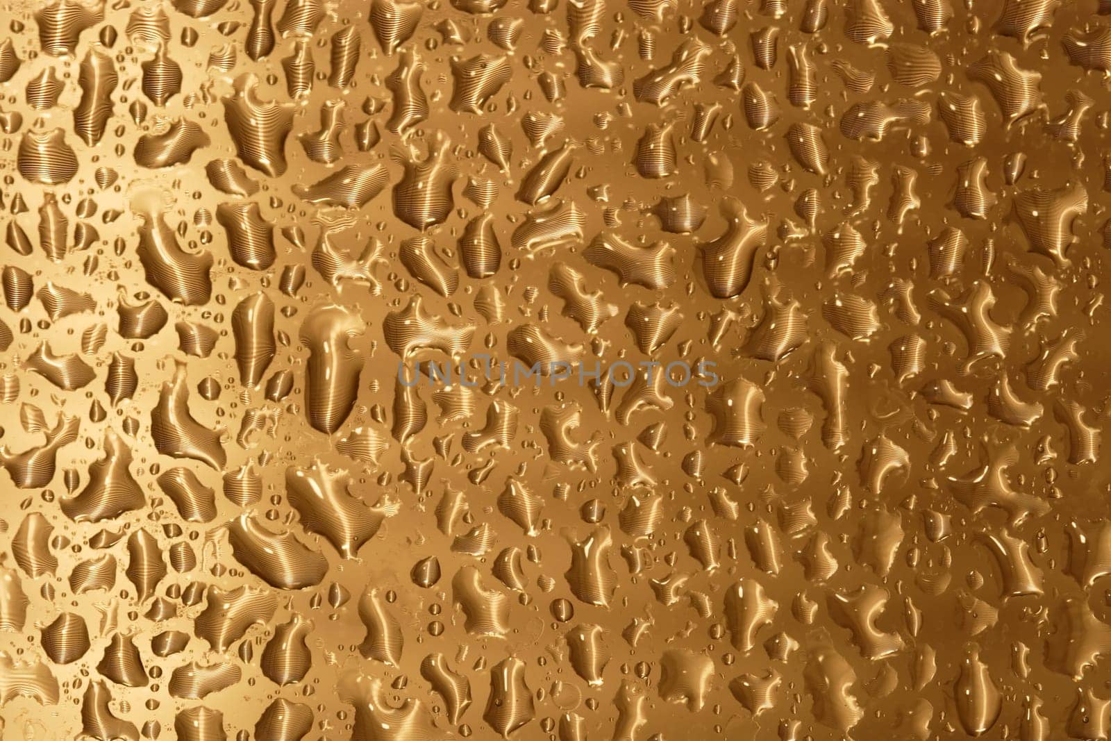 water drops on glass surface