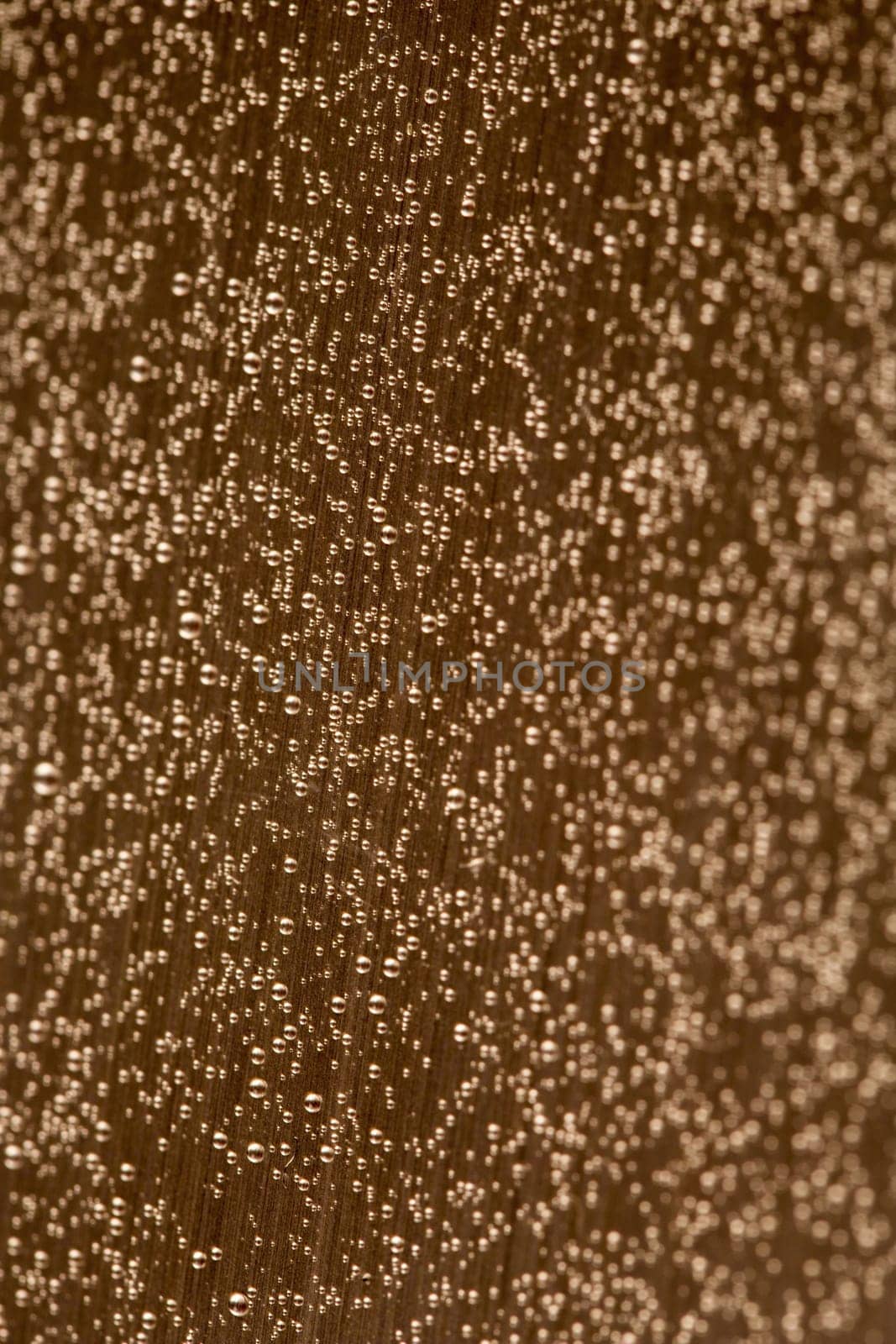 Drops of water on blue background