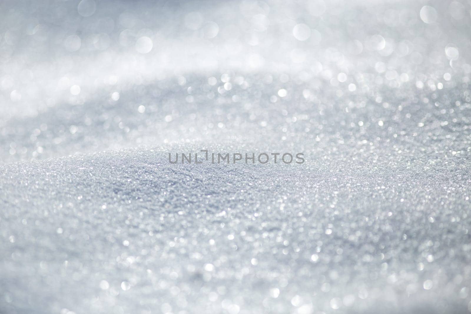 White and fresh snow background
