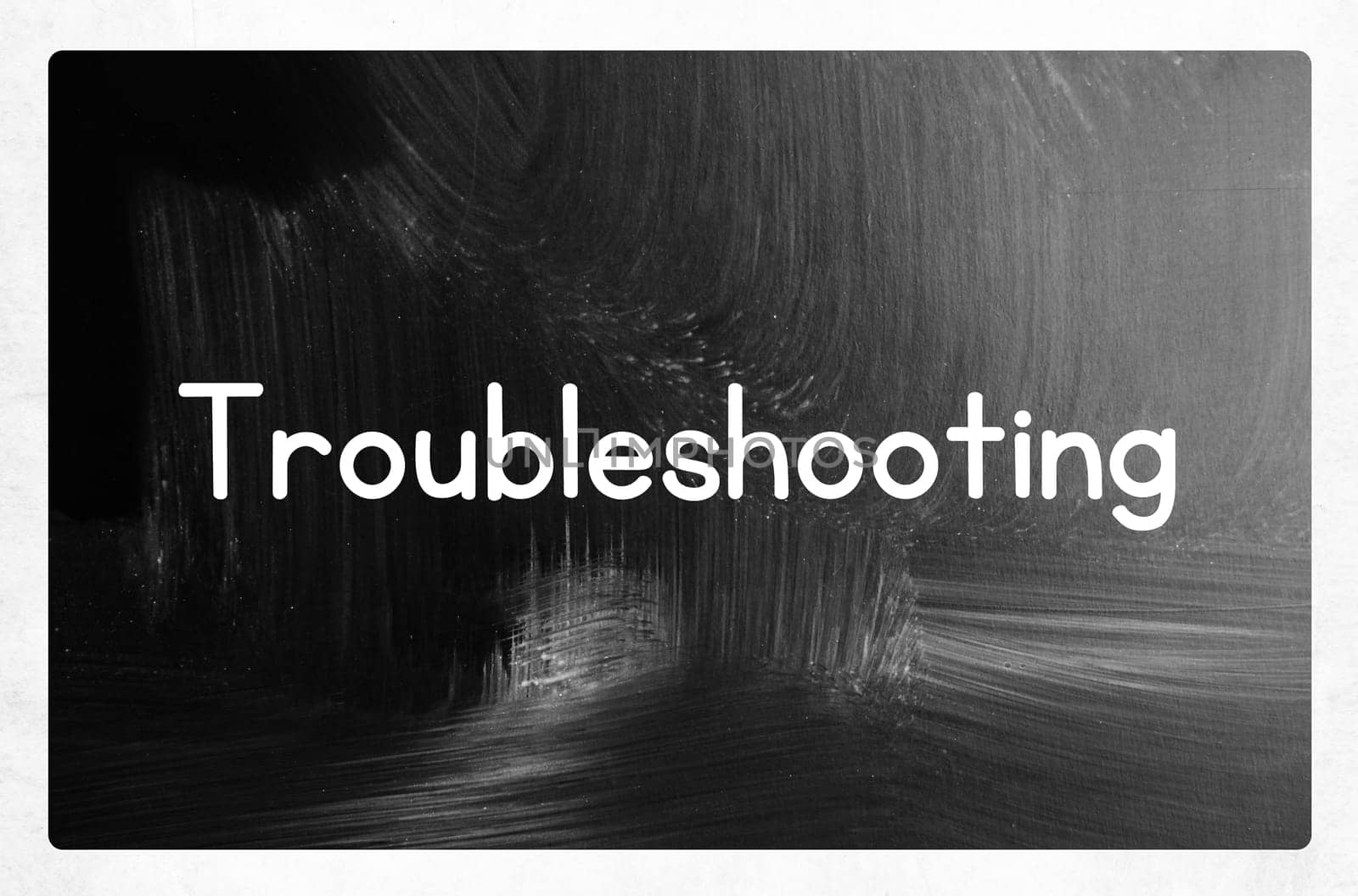troubleshooting concept