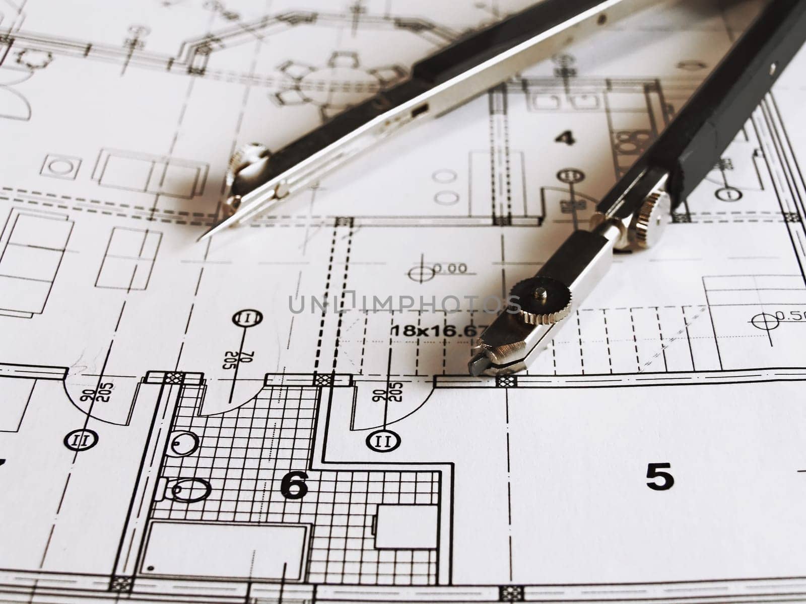.dividers on the architectural project