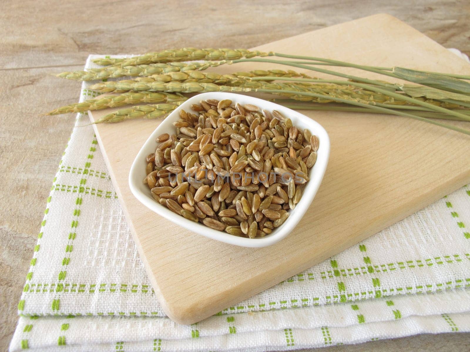 Green core and spelt