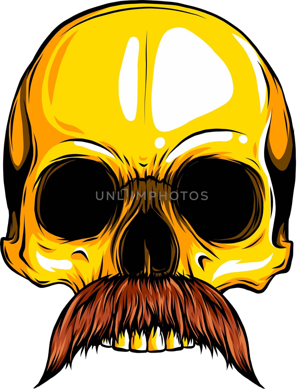 Human skull sketch engraving vector illustration. Scratch board style imitation. Hand drawn image.
