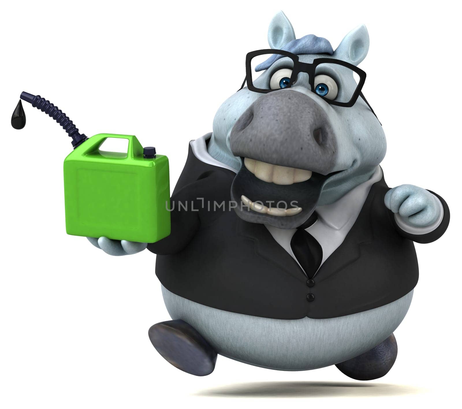 Fun horse - 3D Illustration