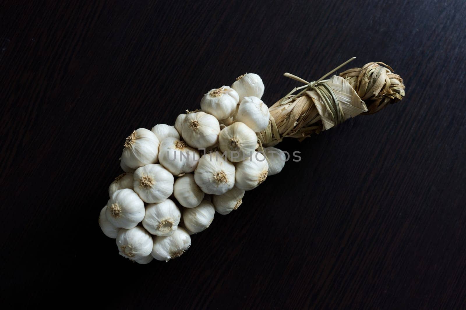 Ingredients of Thai Food. Garlic,  FOOD BACKGROUND