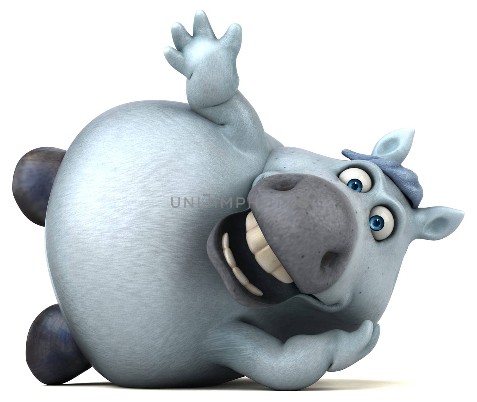 Fun horse - 3D Illustration