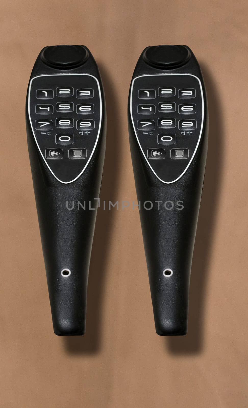 Audioguide device for museums and outdoors visits. Isolated