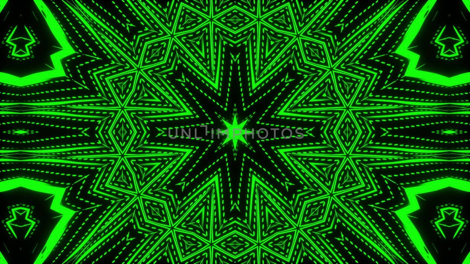Abstract beautiful line flowers background, 3d render computer generated backdrop