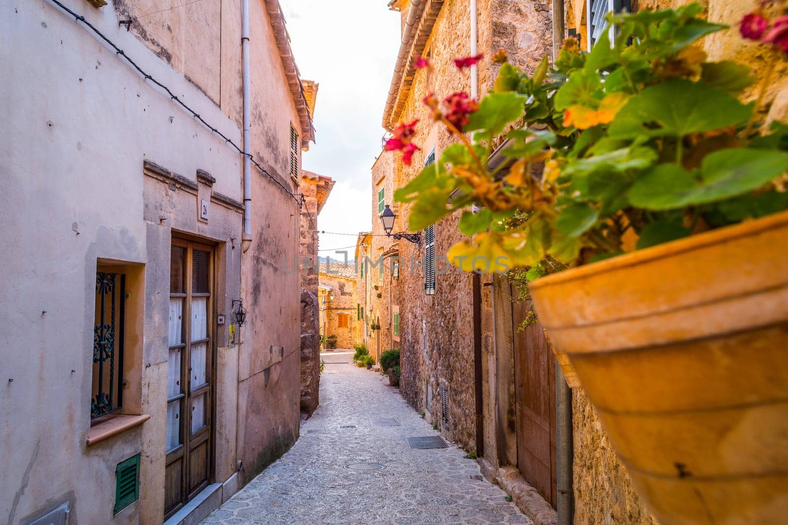 Plant Street in Valldemossa, Majorca
