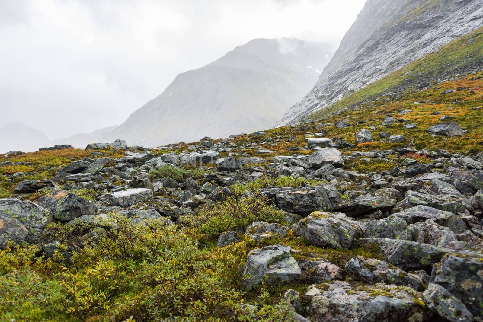 A autumn landscape in Norway