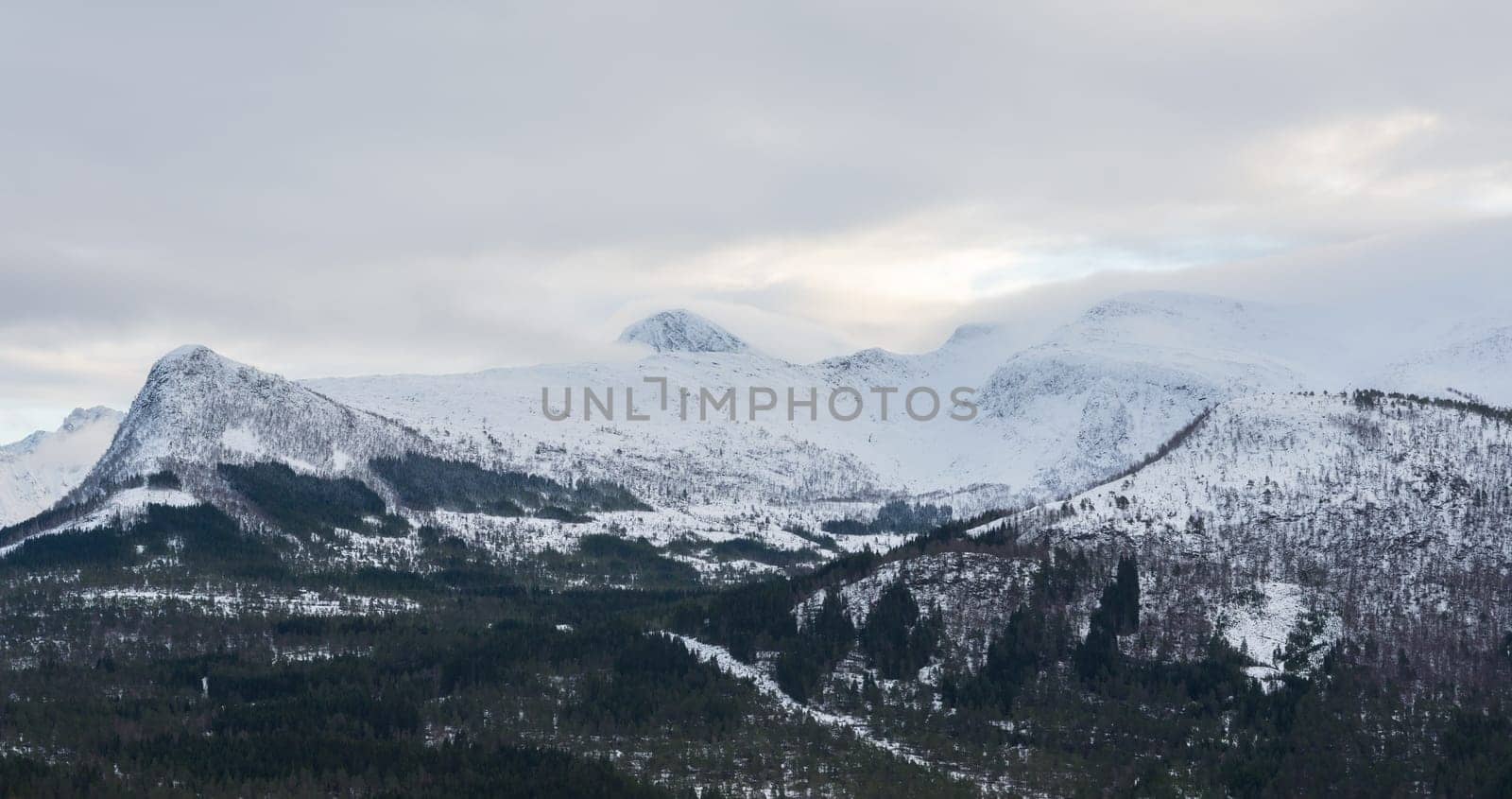 Snow Mountains in Norway