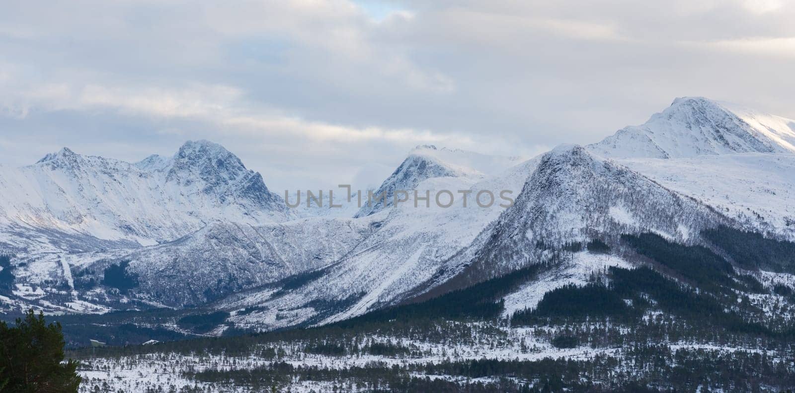 Snow Mountains in Norway