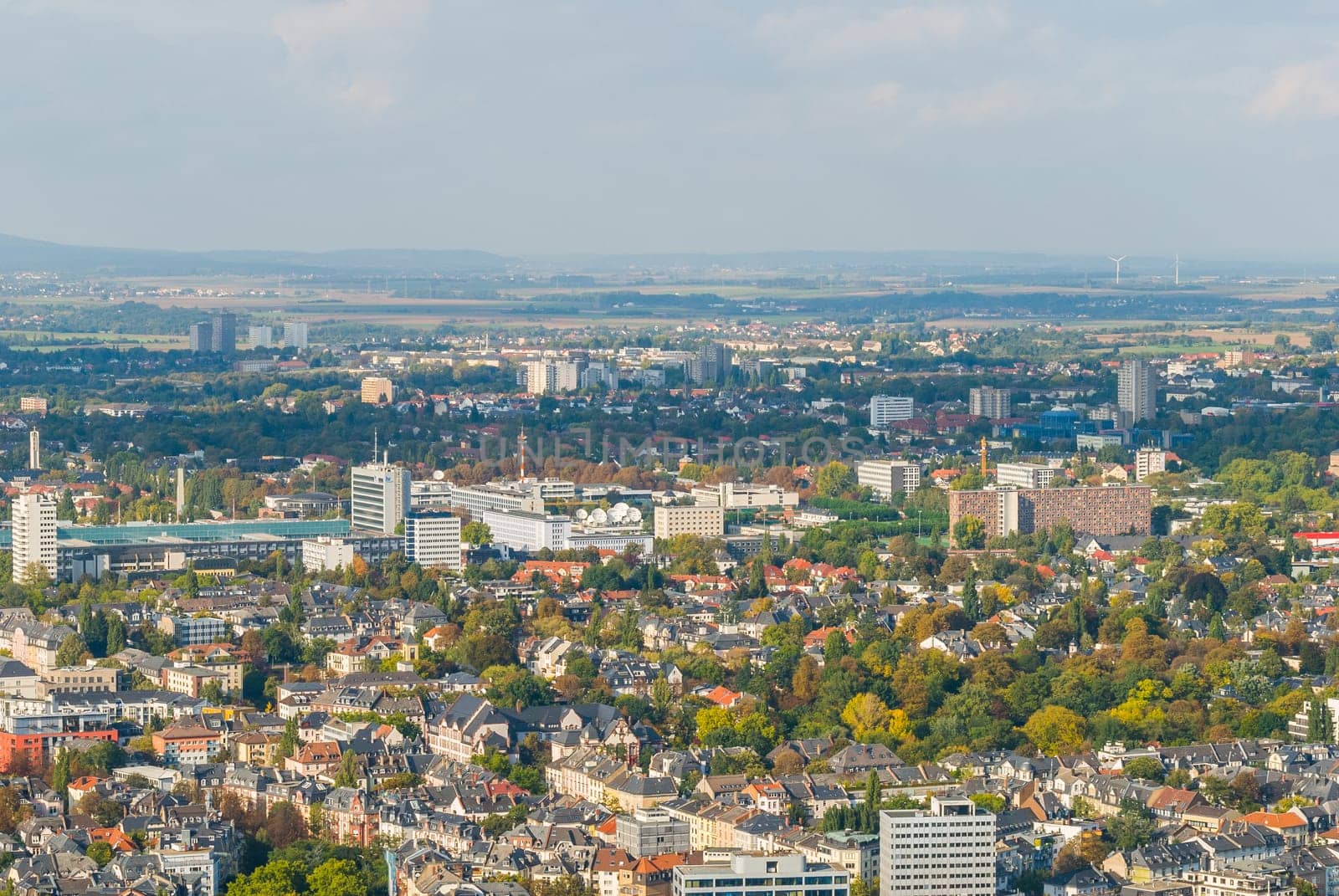 Frankfurt from above, Germany