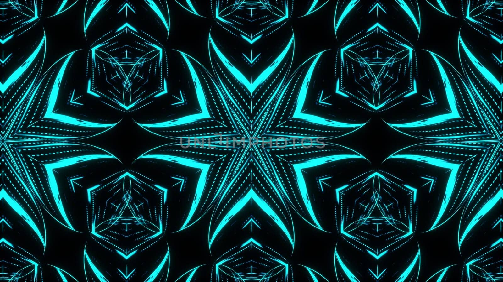 Abstract beautiful line flowers background, 3d render computer generated backdrop