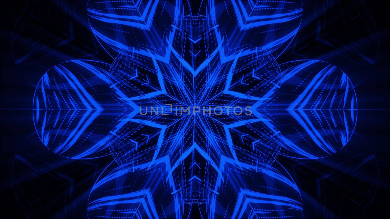 Abstract beautiful line flowers background, 3d render computer generated backdrop