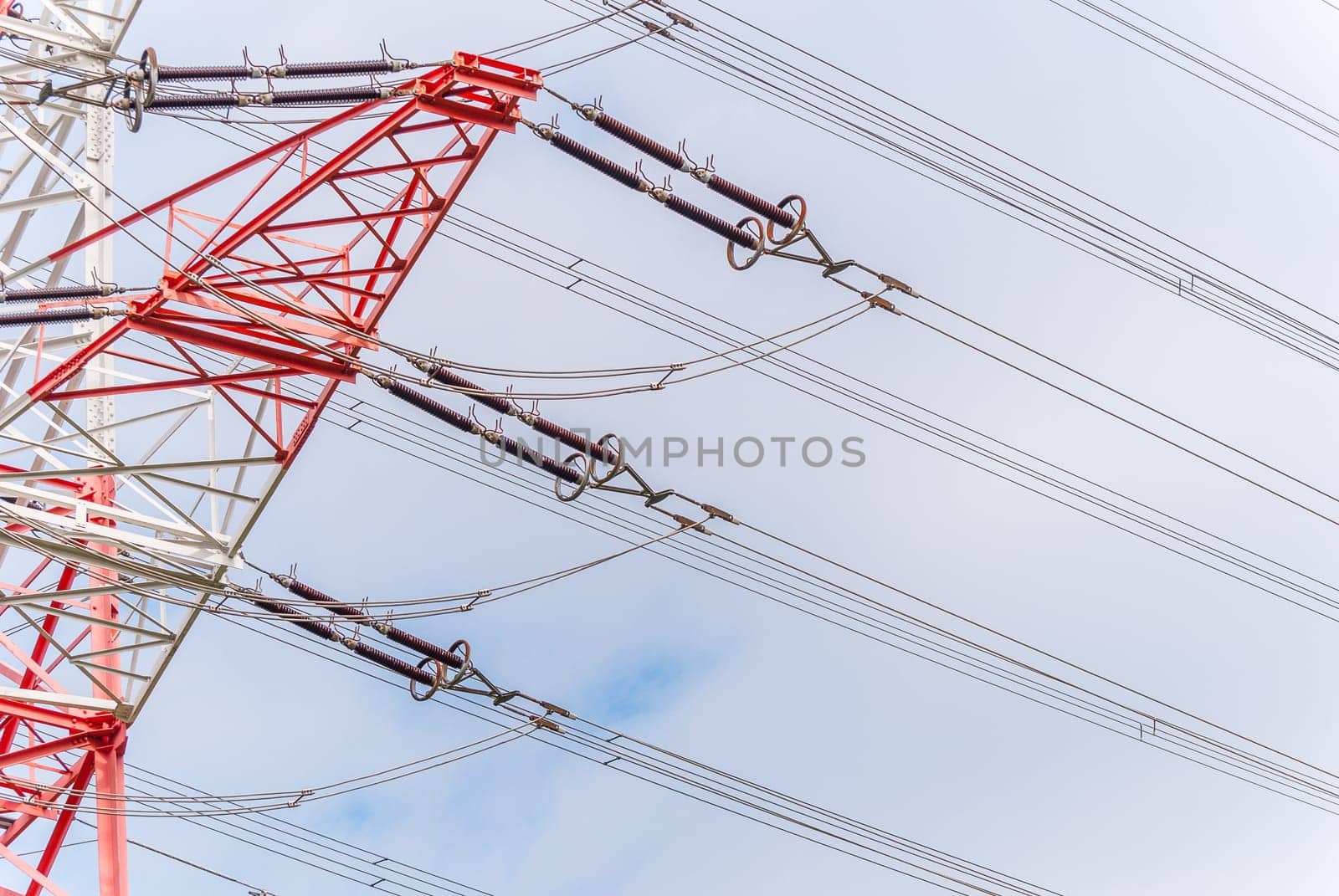 Pylons near Darmstadt (germany)