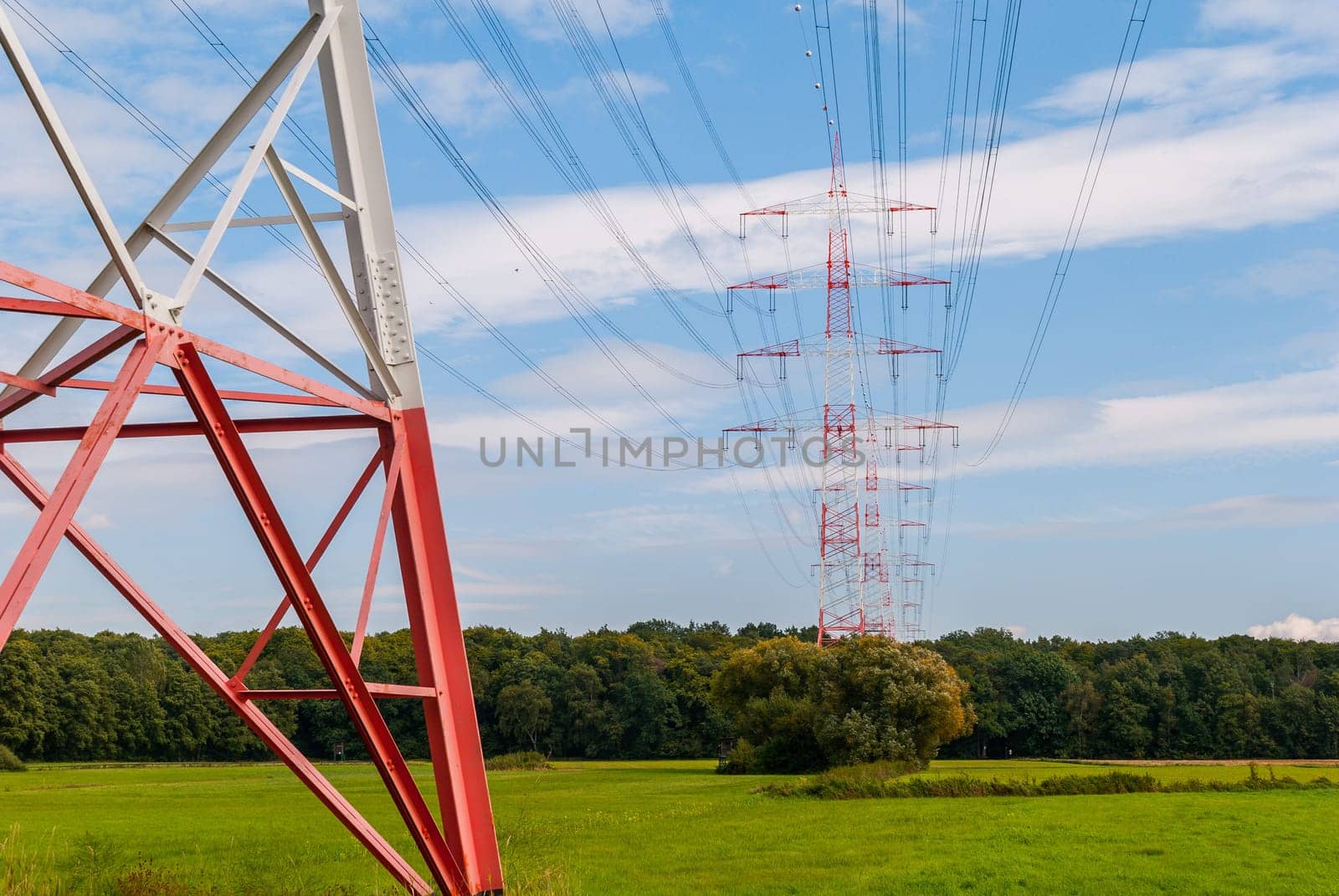 Pylons near Darmstadt (germany)