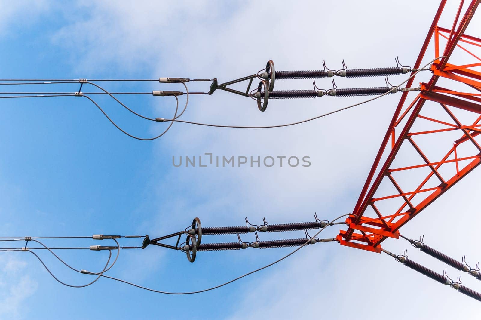 Pylons near Darmstadt (germany)