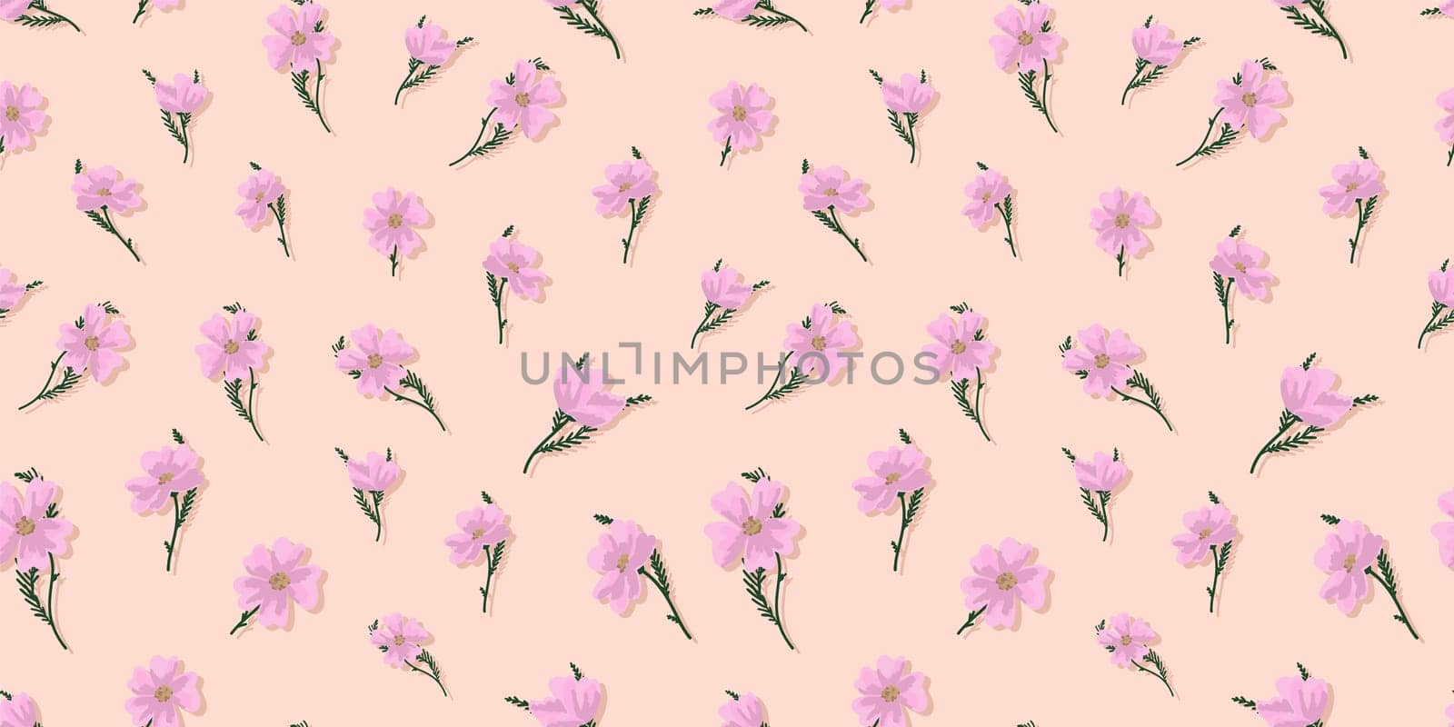summer designs. lilac wildflowers. Summer seamless pattern for fabric and textile design. Digital paper with pink flowers. Vintage pattern, great design for any purpose. Elegant abstract background. E