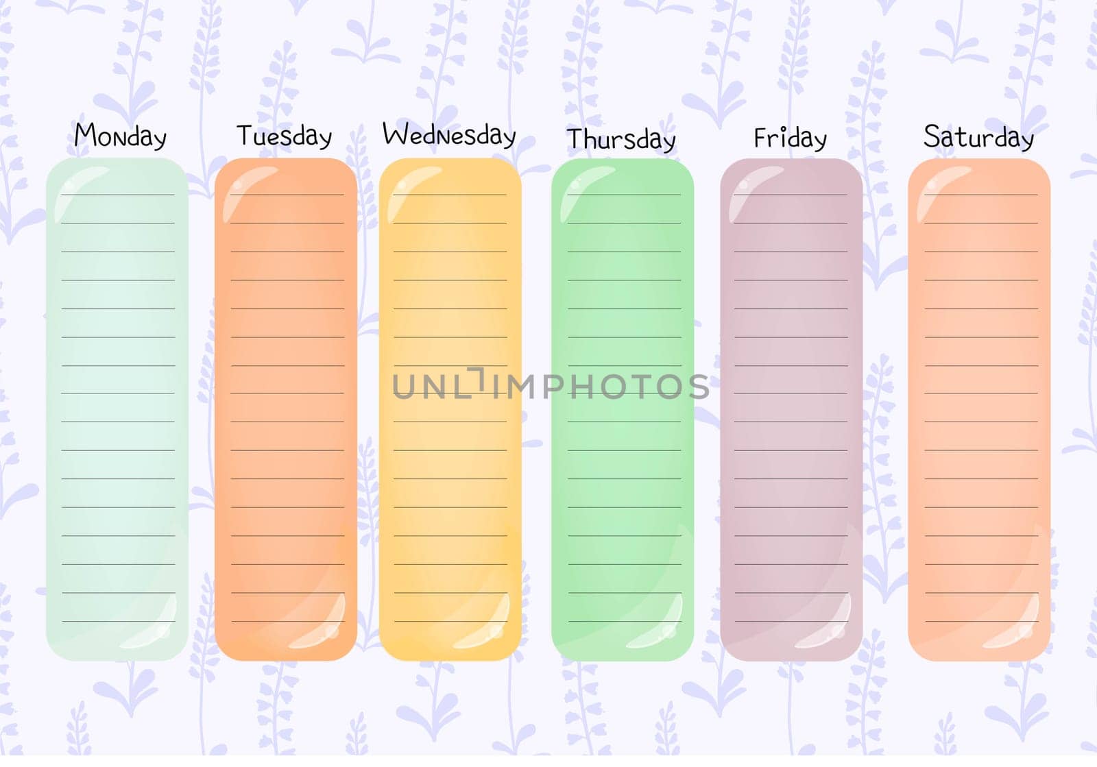 Mockup template with blank student habit tracker template. Management strategy. Business, teamwork. Calendar template. Business organizer. Plan for the week. Tu du sheet. Schedule of lessons.