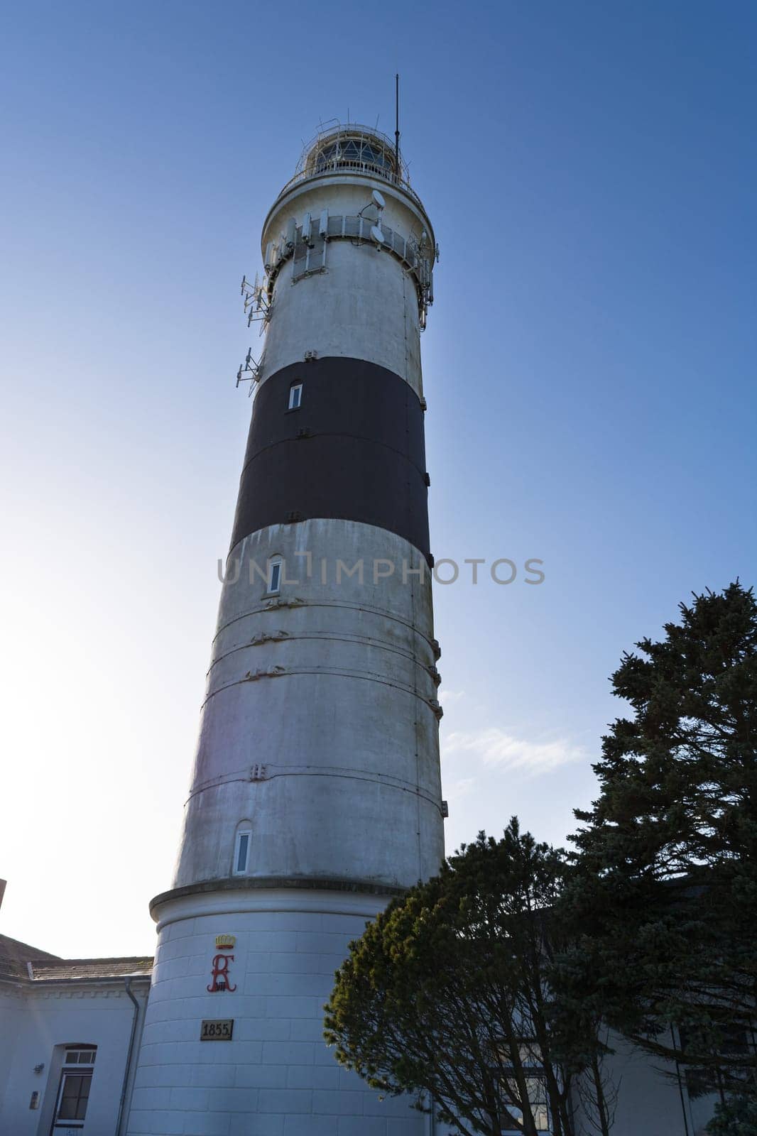 Island of Sylt, Germany. The historic lighthouse of Kampen, also called "Long Christian"" (German: Langer Christian), built in 1853."