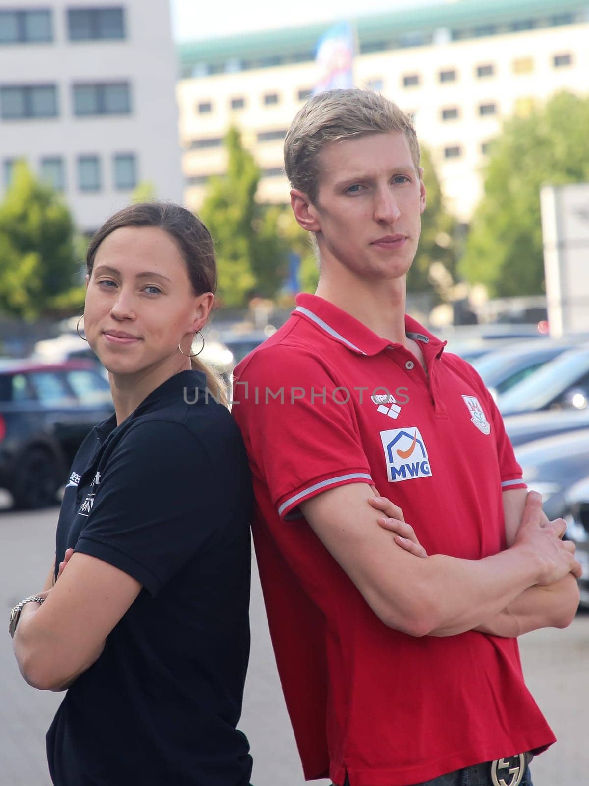 German swimmer Sarah Koehler SG Frankfurt and German swimmer Florian Wellbrock SC Magdeburg
