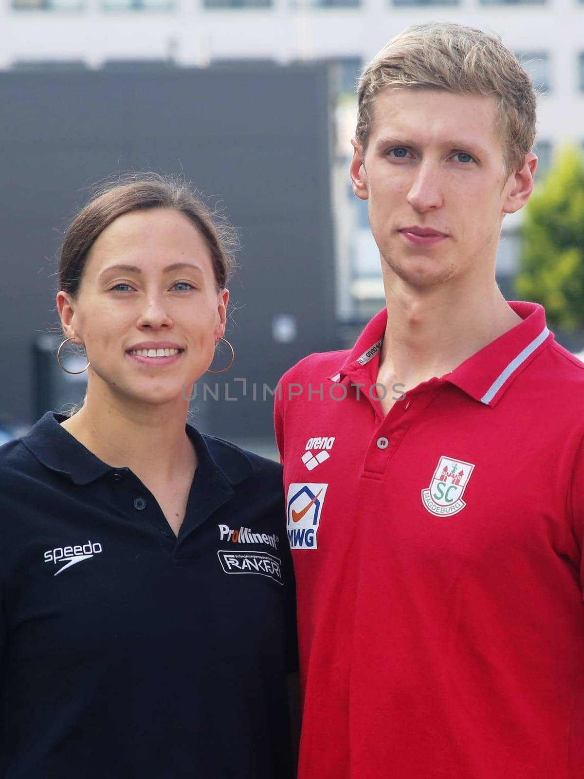 German swimmer Sarah Koehler SG Frankfurt and German swimmer Florian Wellbrock SC Magdeburg