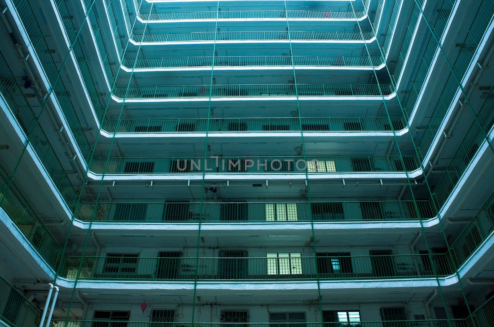 Hong Kong public housing apartment block