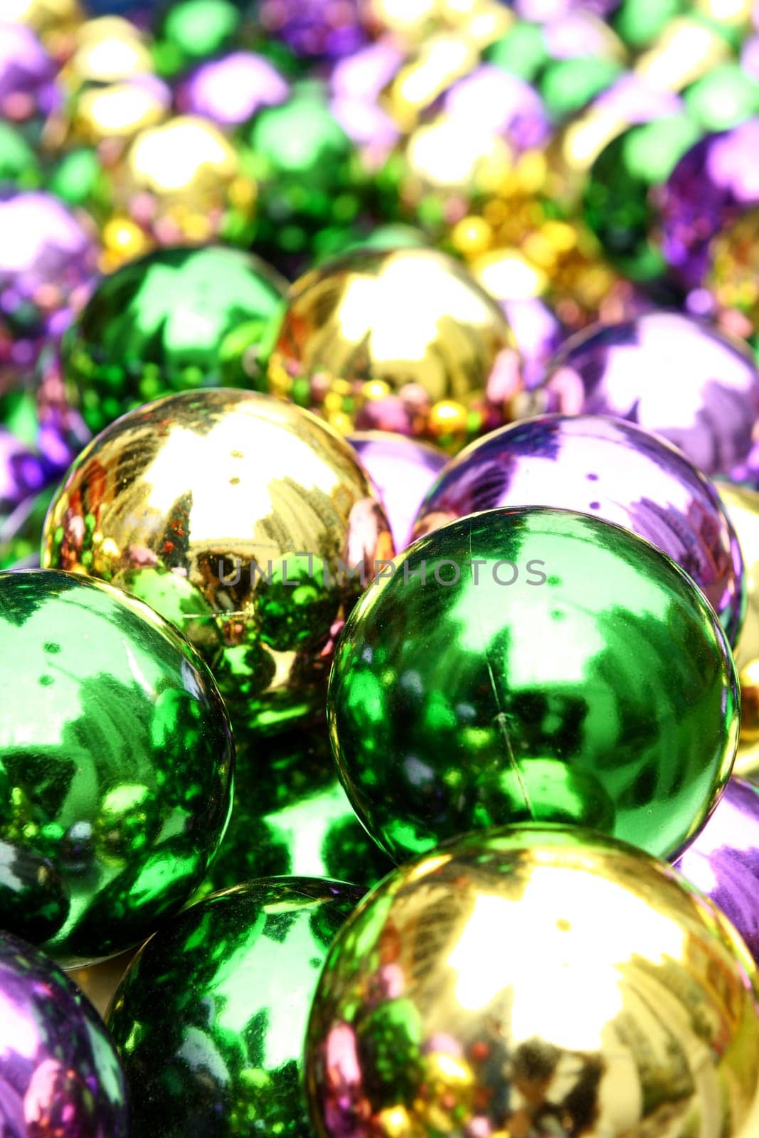 Color balls. bright colors christmas background